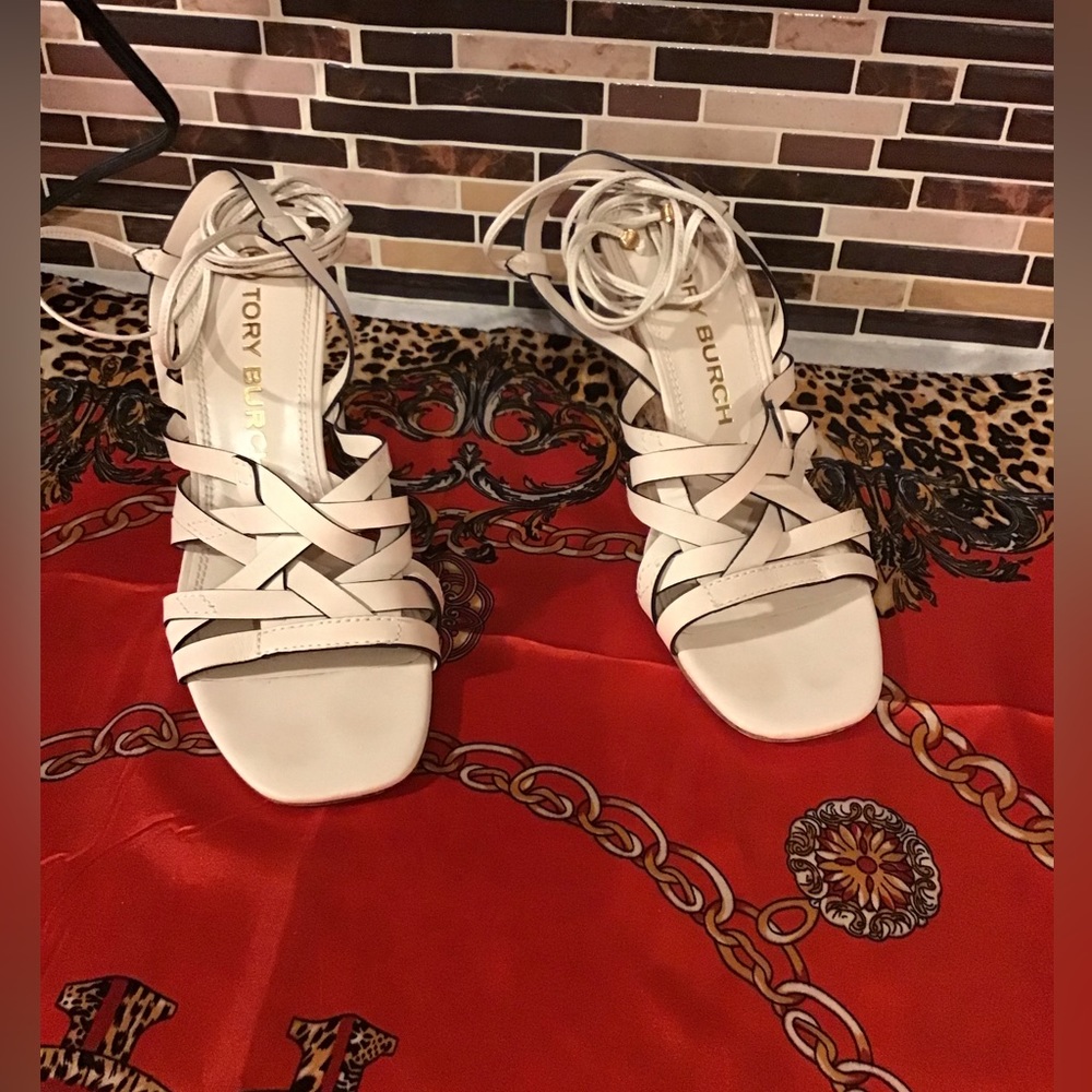 TORY BURCH ESPADRILLE WEDGE SANDAL